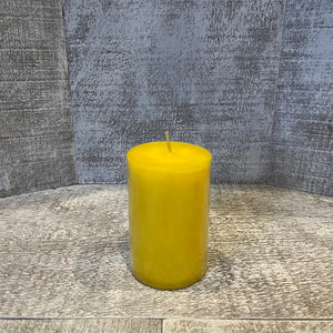 Pillar Candle - Yellow Short