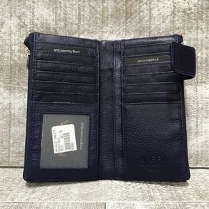 Leather Wallets - Patriot Blue
